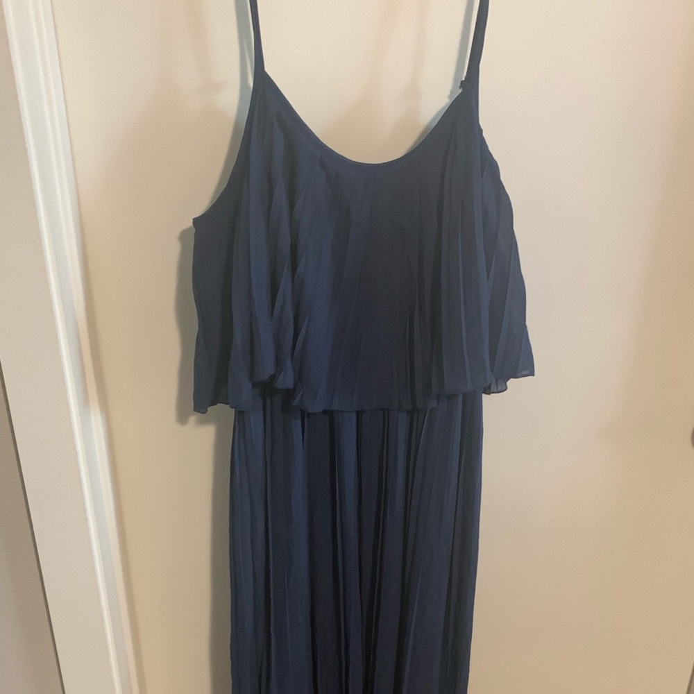 Pleated Maxi Dress